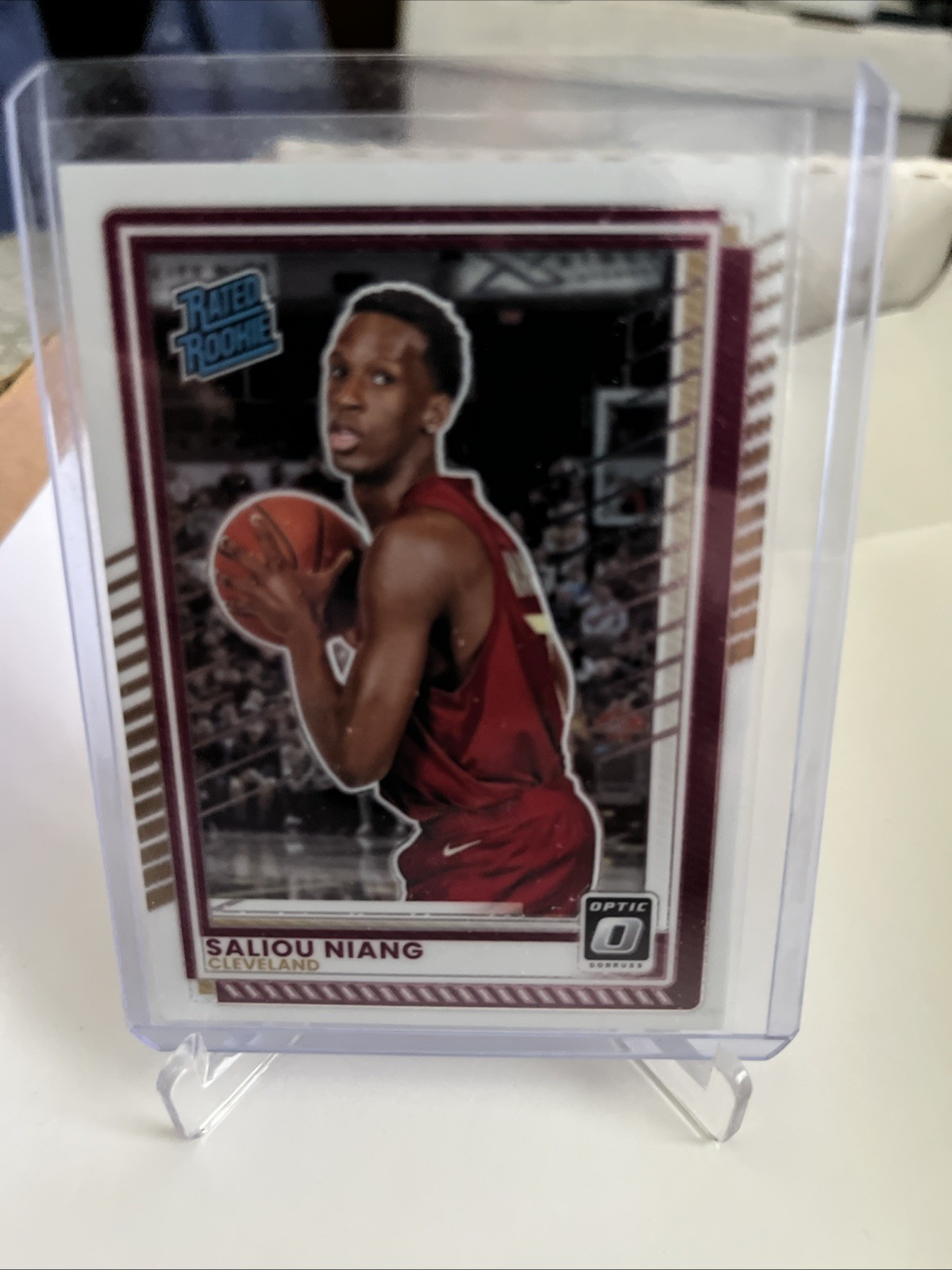 2025-26 Donruss Saliou Niang Optic Rookie Card #43