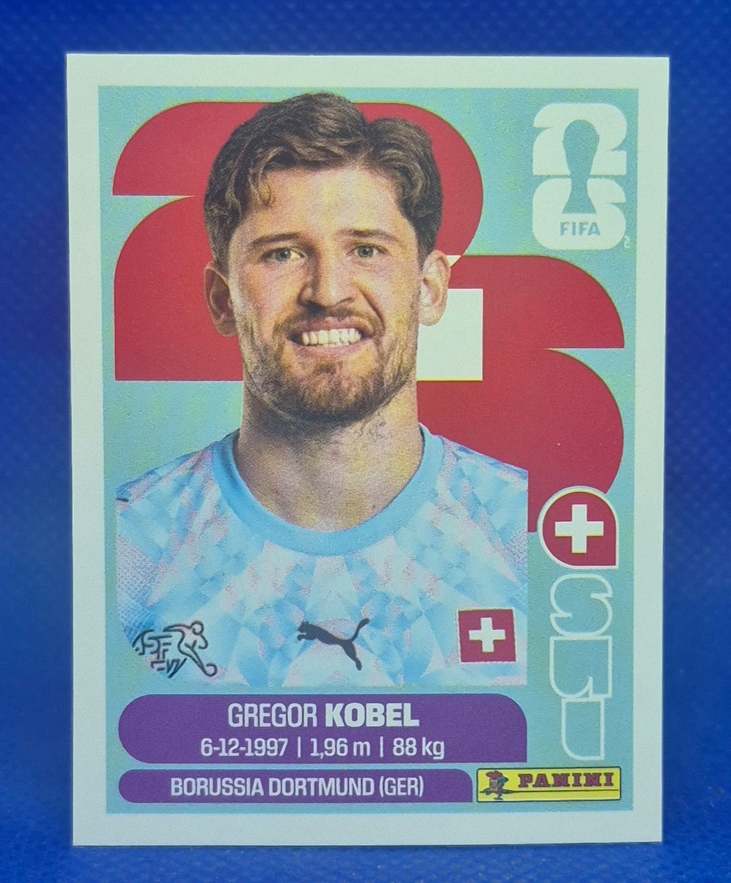 2026 Panini FIFA World Cup Sticker Gregor Kobel #SUI 2 – Switzerland