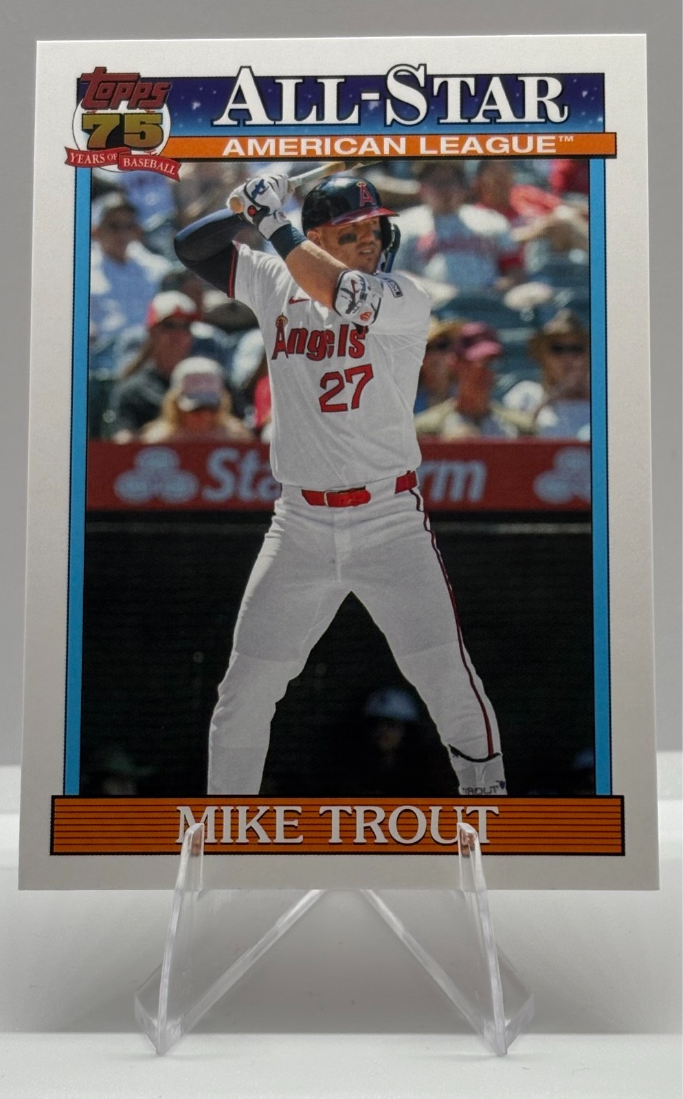2026 Topps Series 2 – 1991 Topps All-Star Baseball Mike Trout #91AS-4…