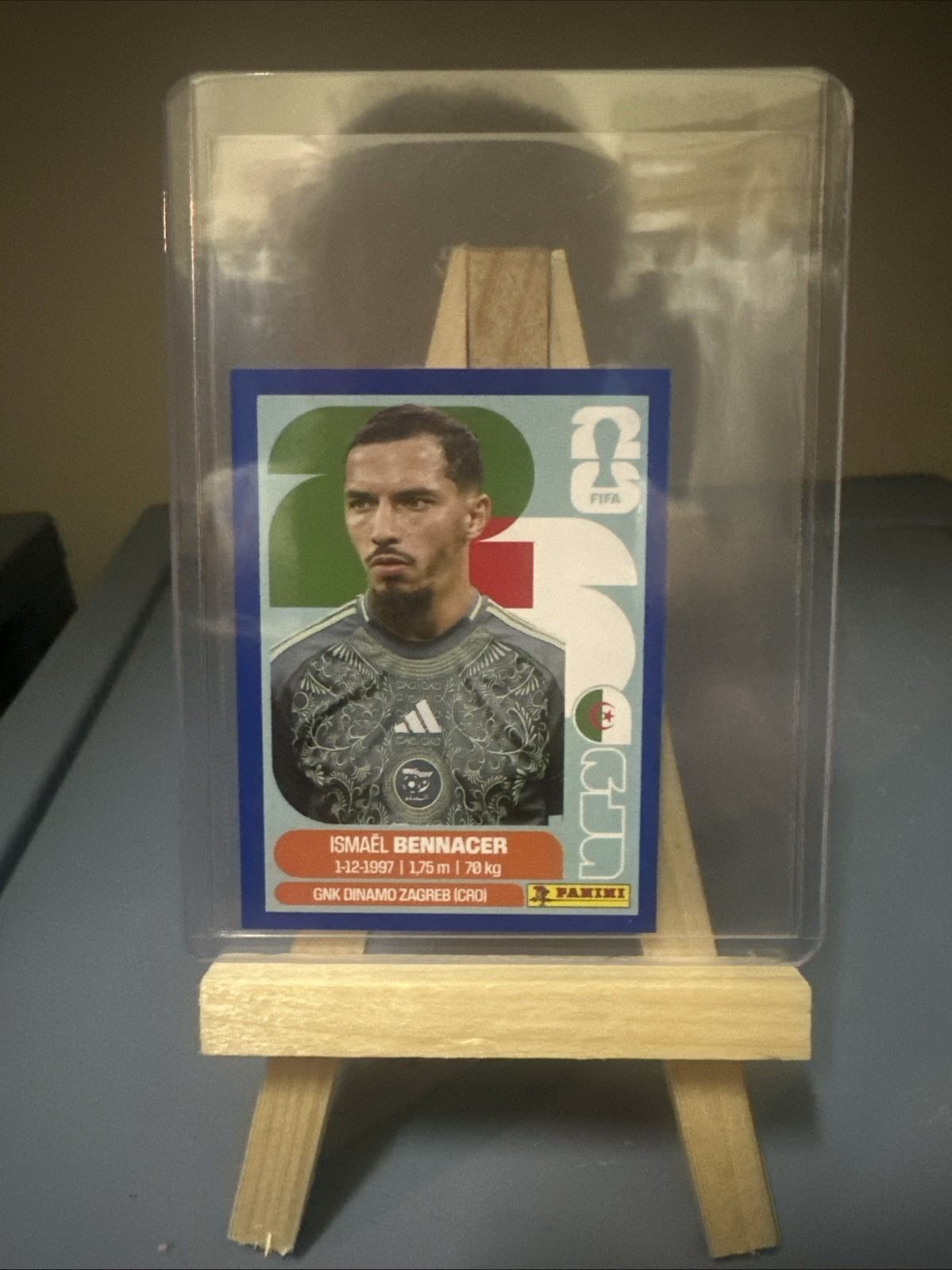 2026 FIFA World Cup Panini Sticker Ismael Bennacer BLUE #ALG 8 Algeria