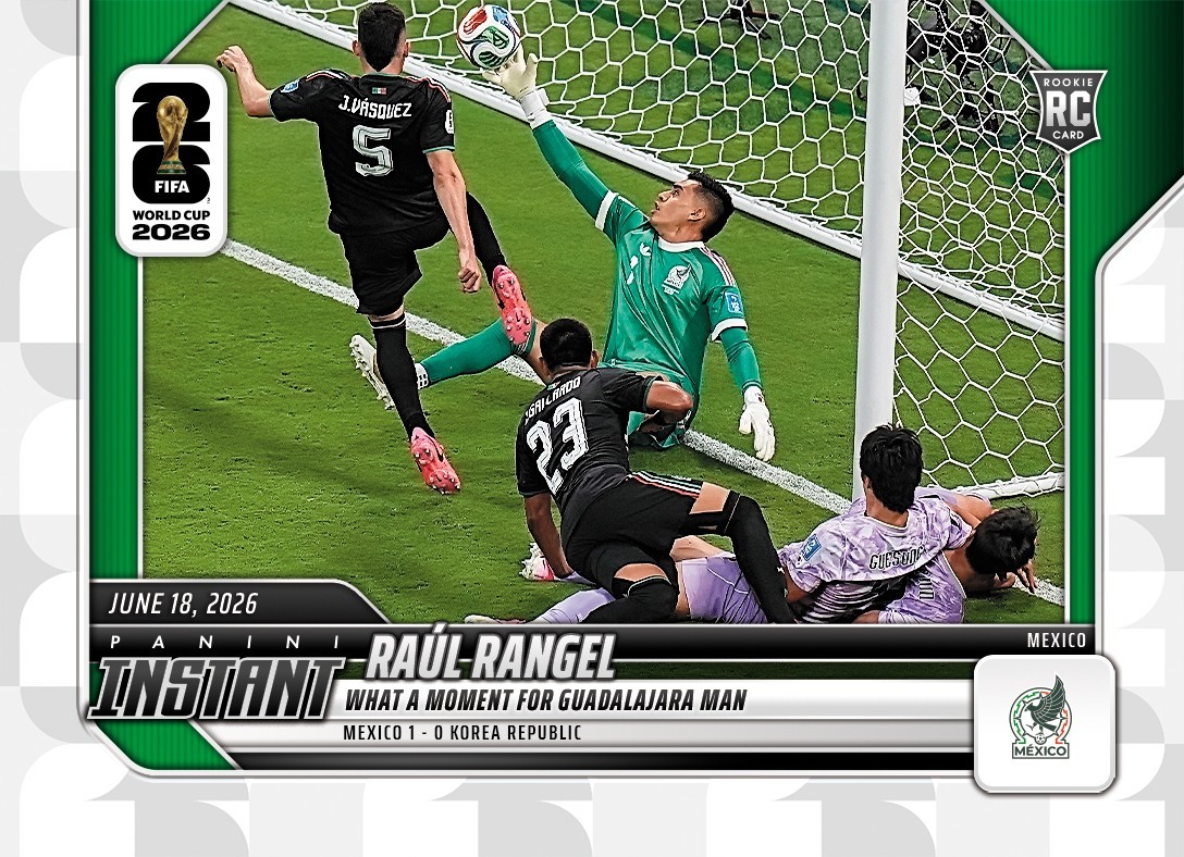 *PRESALE* 2026 Panini Instant FIFA World Cup Raul Rangel RC #66 ~ Mexico