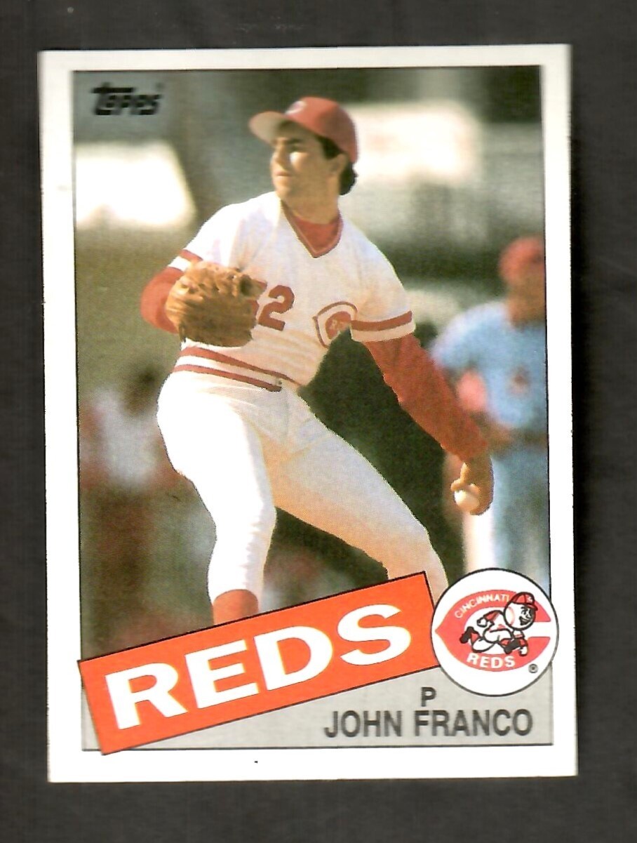 John Franco 1985 Topps #417 Cincinnati Reds RC Rookie NM