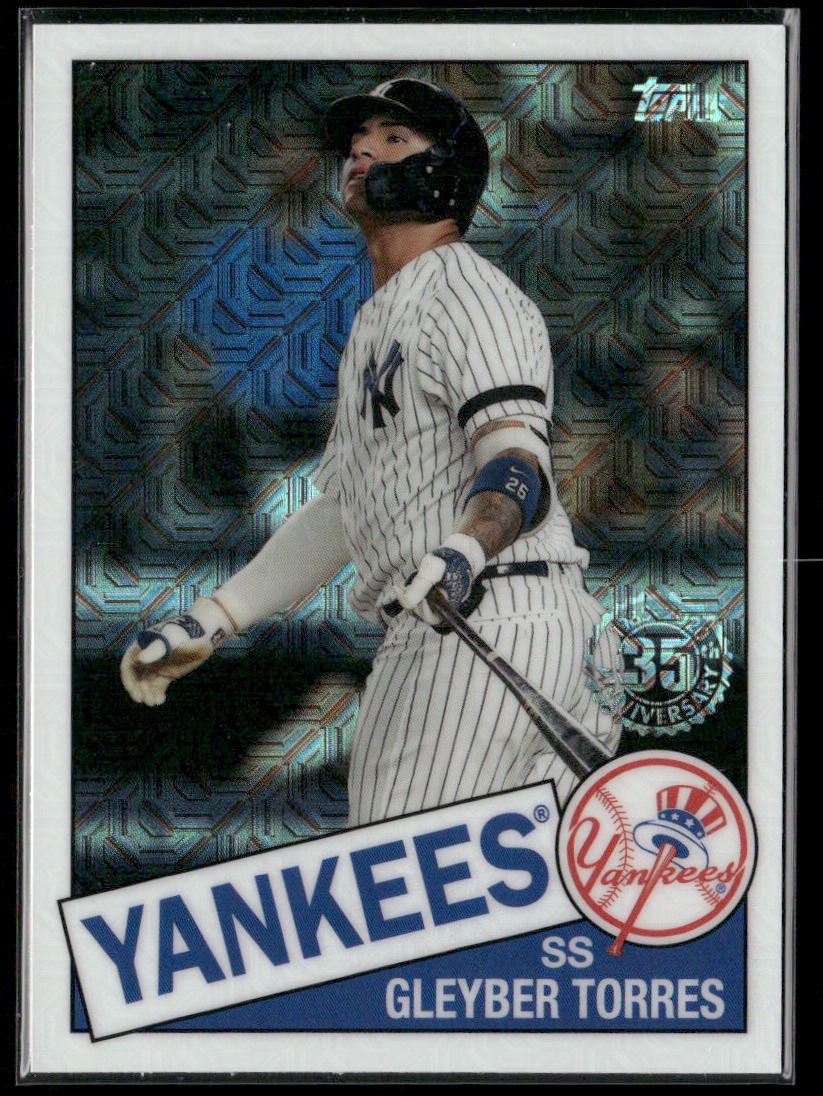 Gleyber Torres 2020 Topps 1985 Topps Chrome Silver Pack #85C-29 New York Yankees