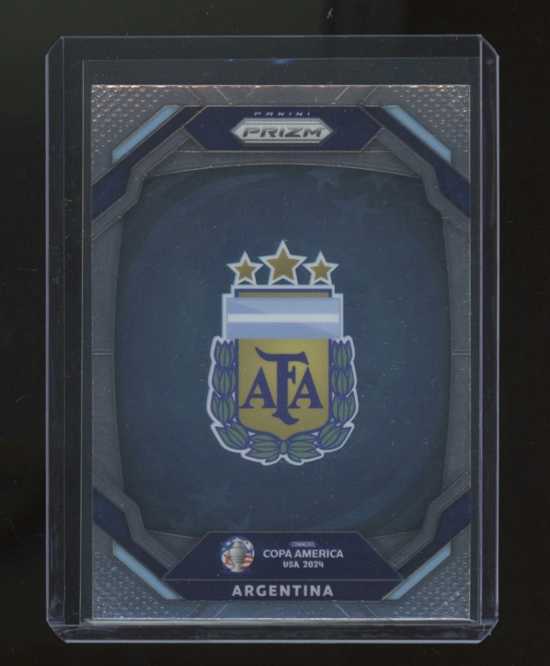 Argentina 2024 Panini Prizm CONMEBOL Copa America Team Badges Card #1