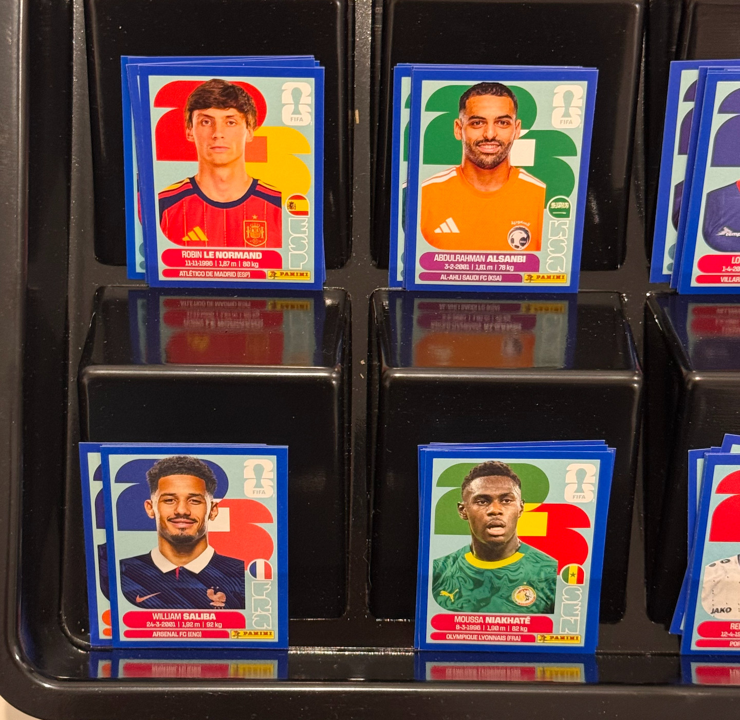 2026 Panini FIFA World Cup Sticker Blue Parallel Complete Lot Group G H I