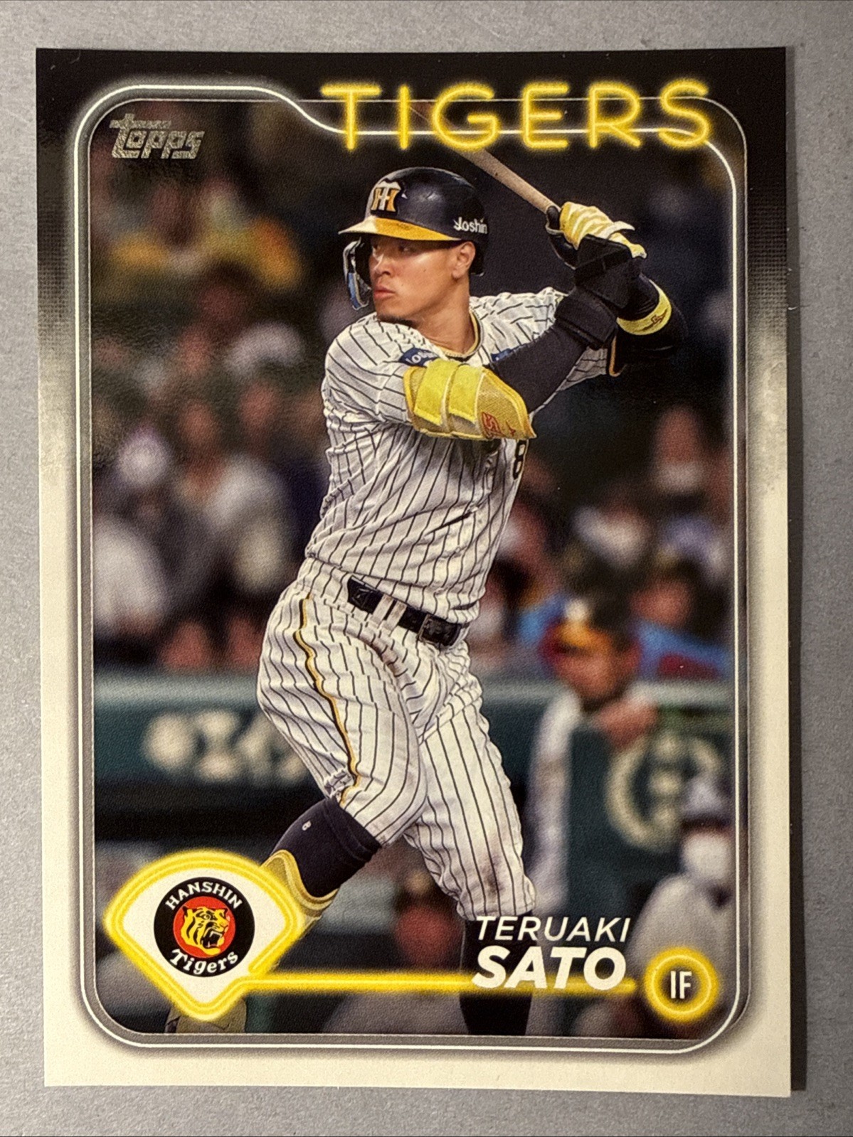 Teruaki SATO 2024 Topps NPB Japan Edition Baseball Card WBC Hanshin Tigers #87