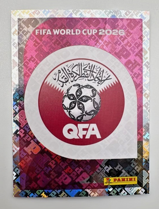2026 100% Authentic Panini FIFA World Cup Qatar Stickers Pick Team Logo Player