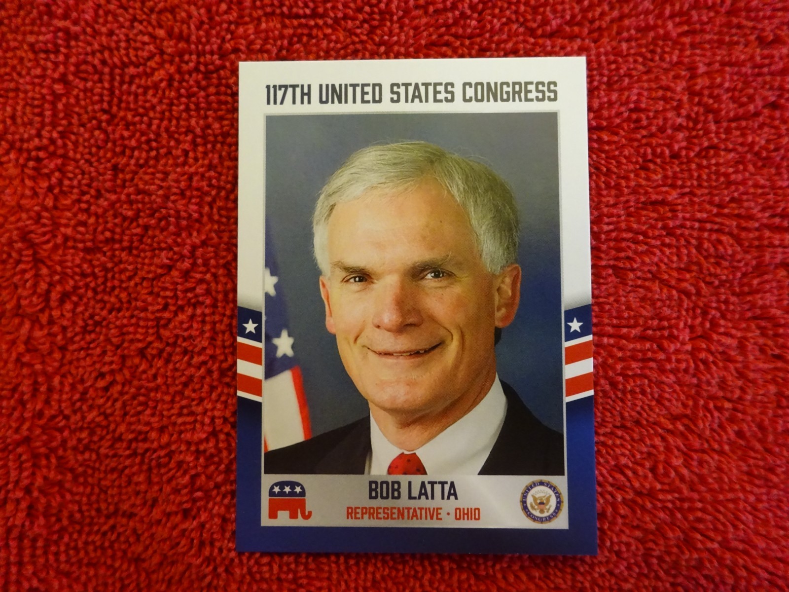 2021 U.S. Congress Fascinating Cards Bob Latta Republican Ohio