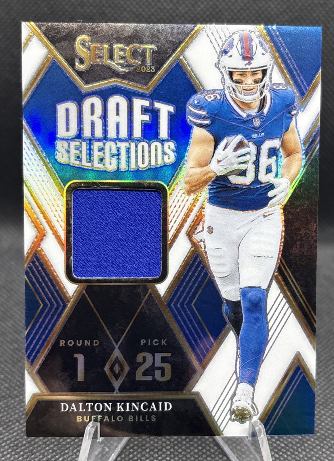 2023 Panini Select /75- Draft Selections Memorabilia Dalton Kincaid #DSM-DKI