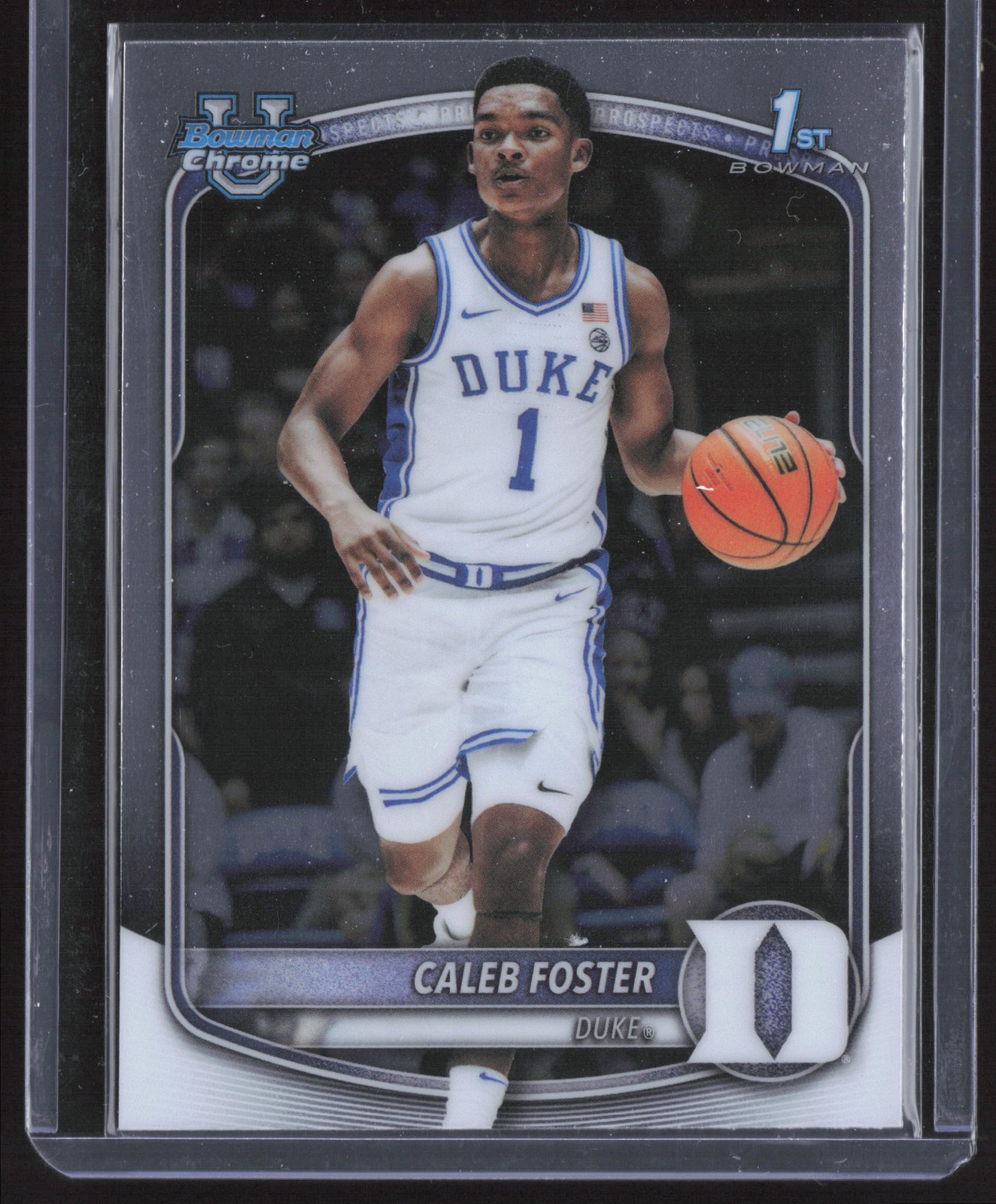 2025-26 Bowman #BCP-100 Caleb Foster Chrome Prospects Duke Blue Devils