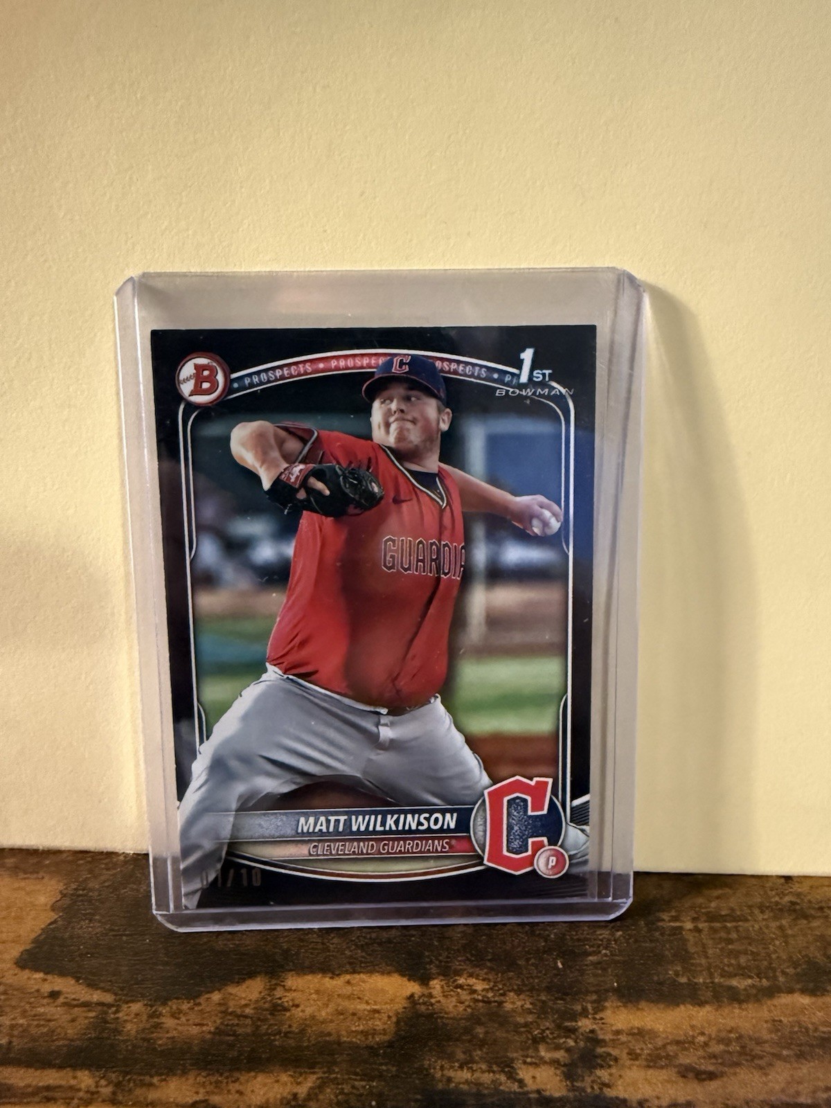 2025 Bowman Chrome Prospects Matt Wilkinson Black Paper 1/10