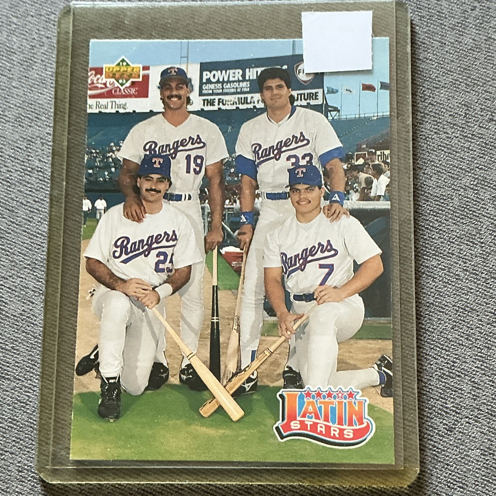 Upper Deck 1993 Latin Stars Teammates Rangers Canseco Rodriguez #52