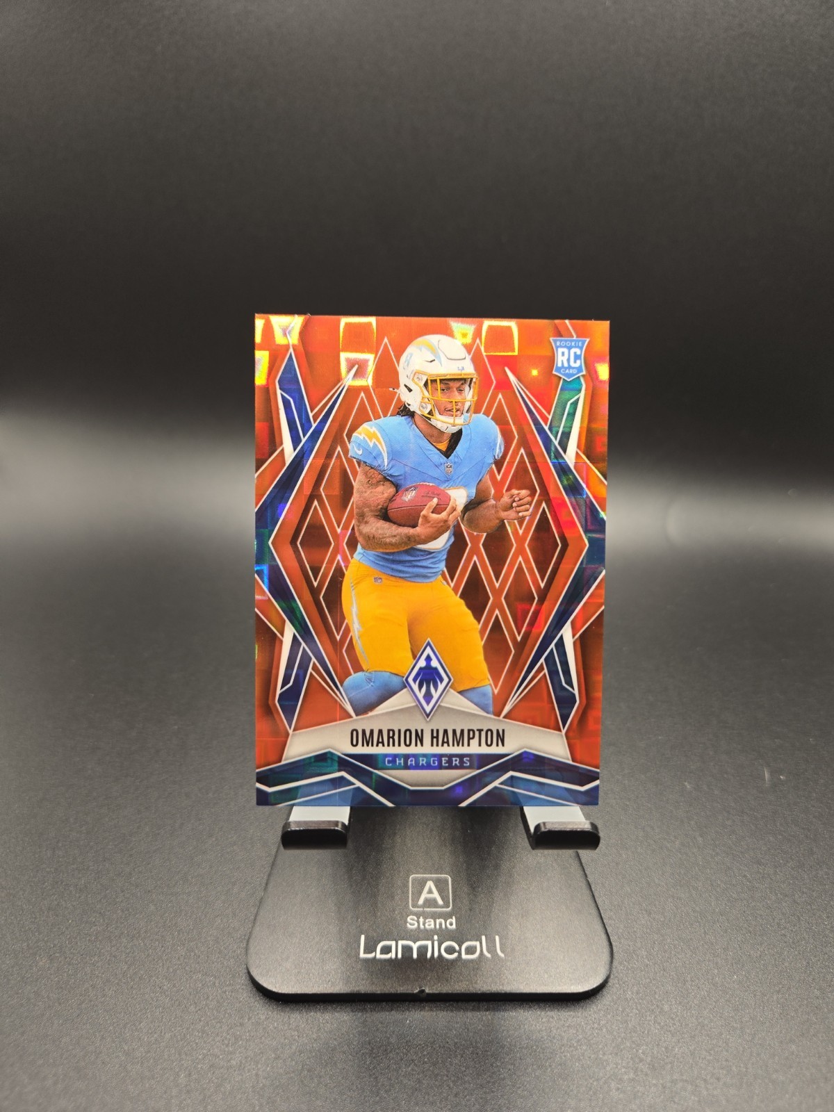 #’d /189 Panini Phoenix Omarion Hampton RC Orange Pandora Prizm 2025 Chargers