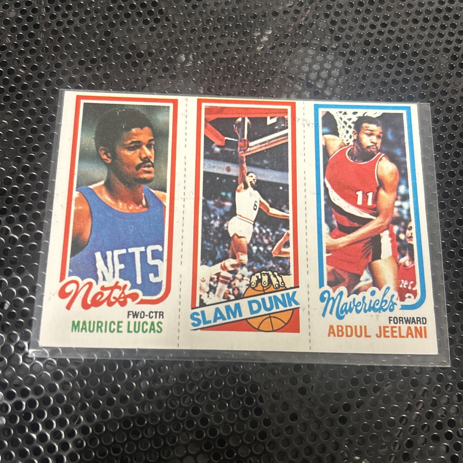 1980-81 Topps #62 Maurice Lucas / Julius Erving (Slam Dunk)/ Abdul Jeelani NM+
