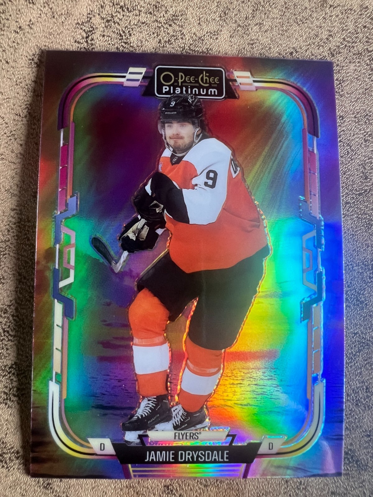 Jamie DRYSDALE 2025-26 OPC Platinum Hky SUNSET Base Parallel #160 Philly Flyers