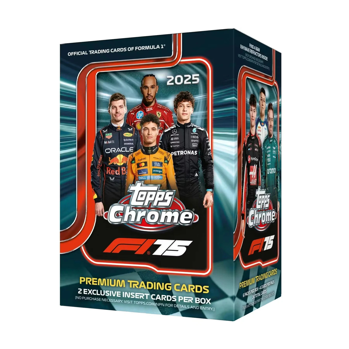 2025 Topps Chrome Formula 1 Cards Base/Insert/Refractors: YOU PICK – DISCOUNTS!