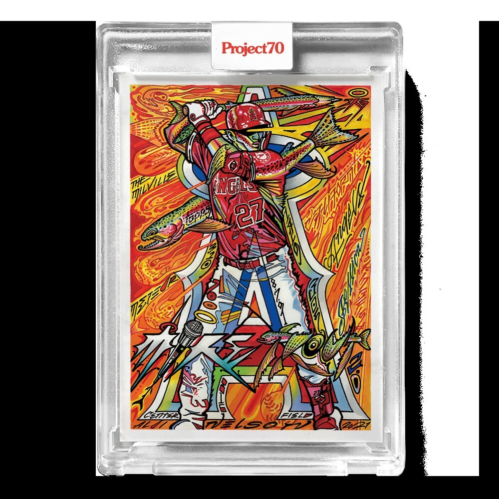 2021 Project 70 #654 1957 Mike Trout by JK5 Angels (PR=1,840)