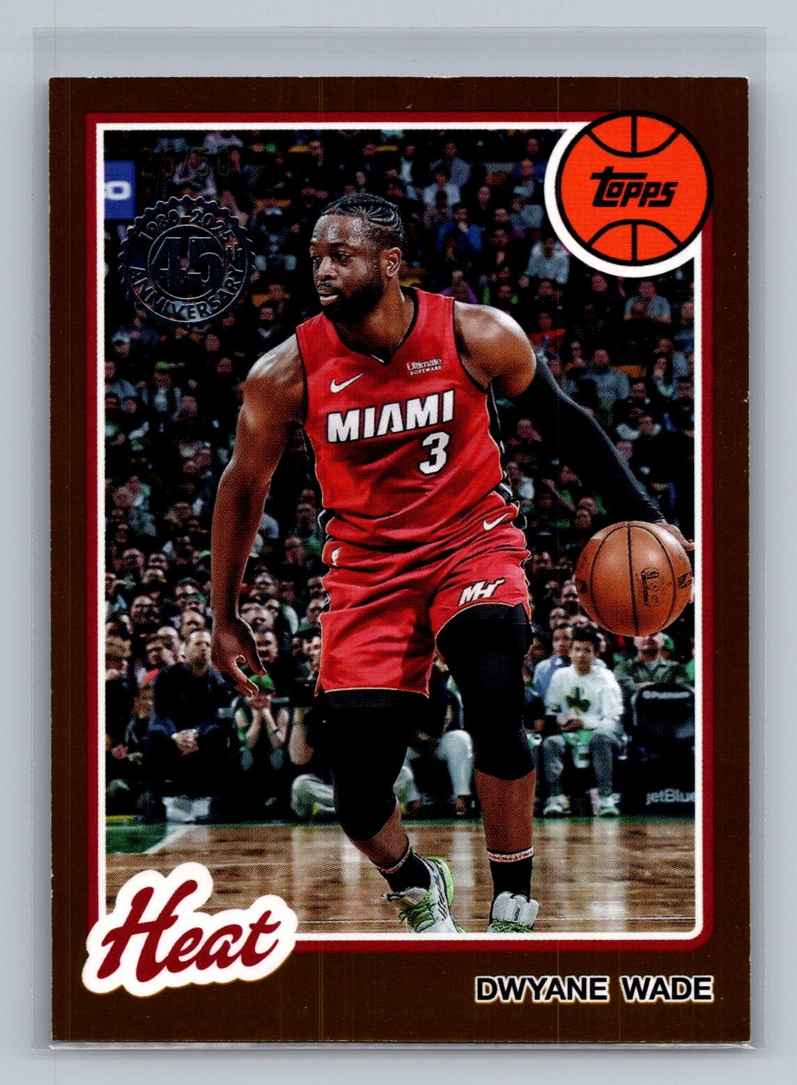Dwyane Wade 2025-26 Topps #80BK-5 1980-81 Topps Basketball Gold Holo Foil #/50