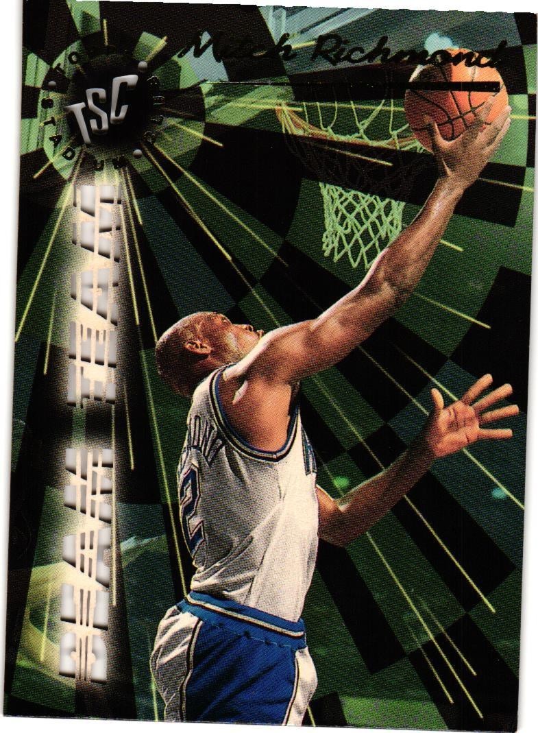 1995-96 TOPPS STADIUM CLUB BEAM TEAM #BT3 MITCH RICHMOND HOF KINGS DIE-CUT