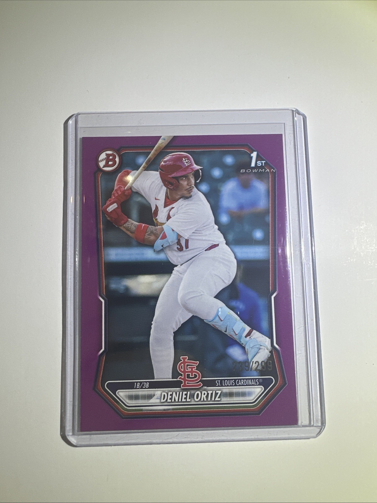 2026 Bowman 1st Deniel Ortiz #bp-22 Fuchsia 033/299
