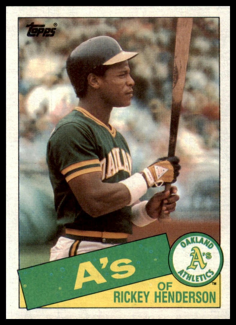1985 Topps Rickey Henderson #115 NrMint+ Combine Shipping