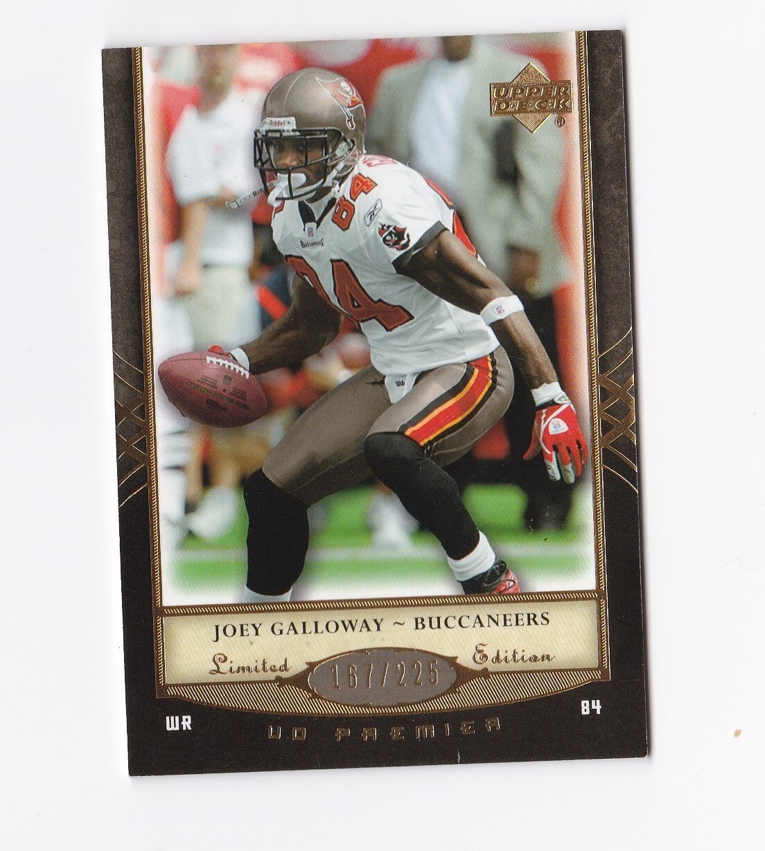 2007 UD Premier Limited Edition Joey Galloway Buccaneers #94 Sn/225