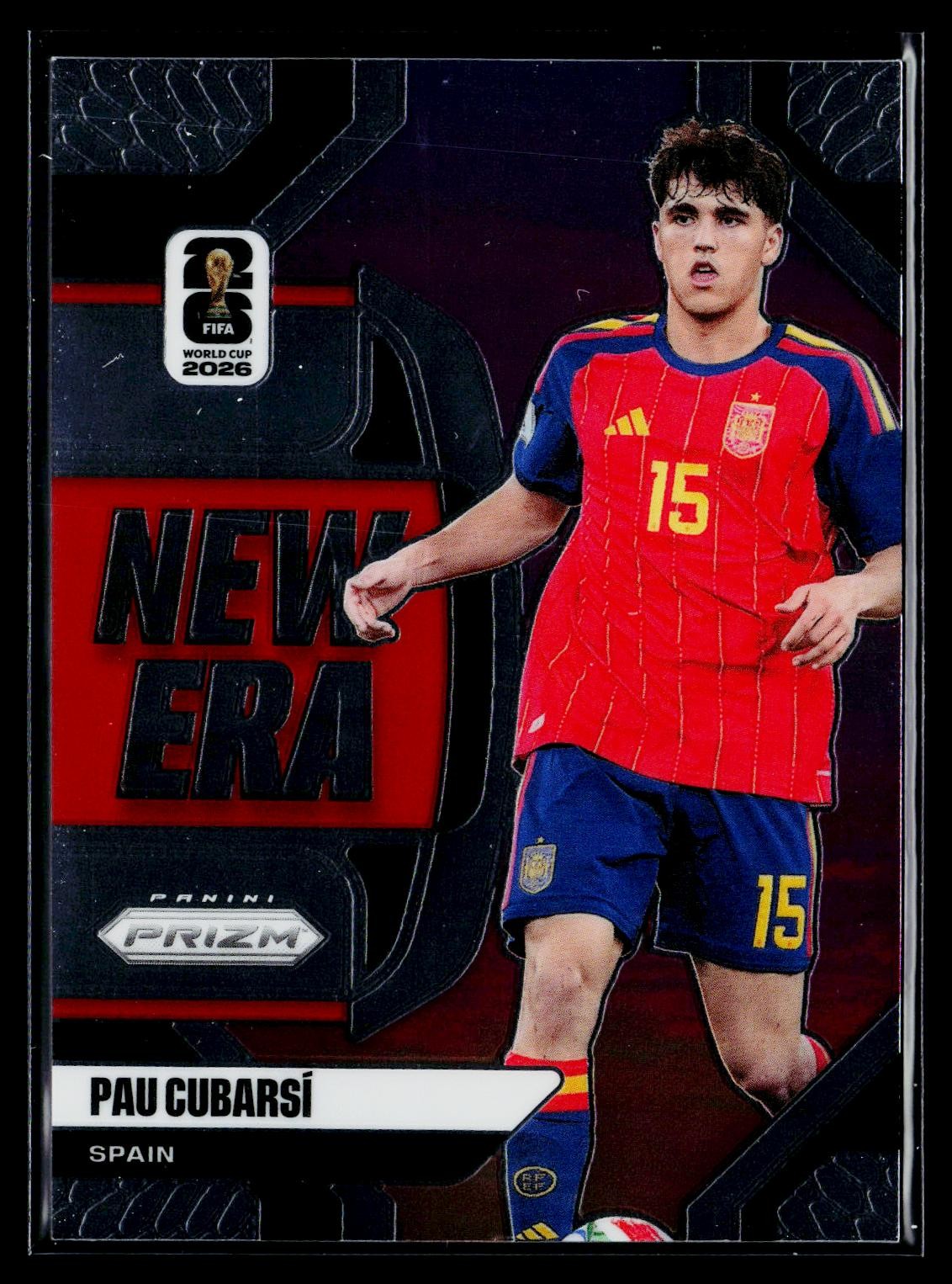 Pau Cubarsi 2026 Panini Prizm FIFA World Cup New Era #14 Spain