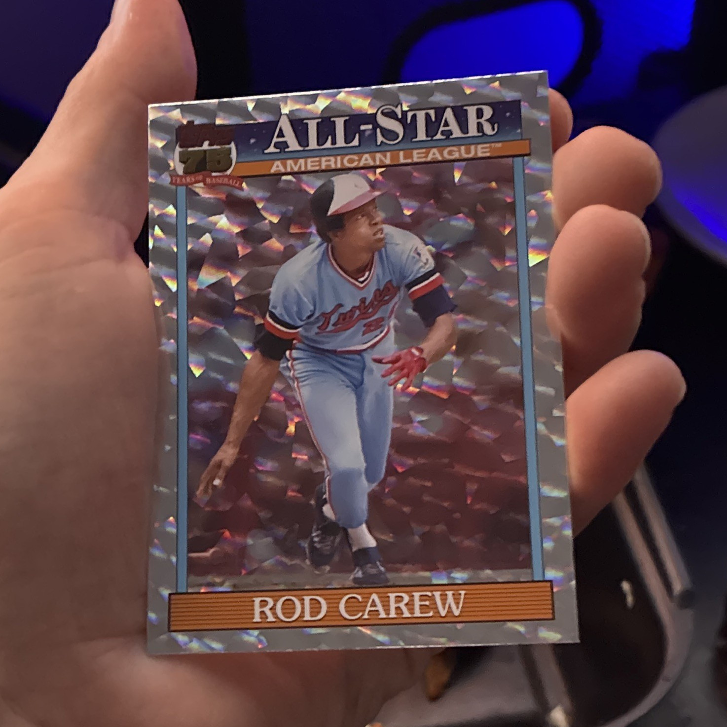 Topps 1978 Rod Carew All-Star American League #98 Twins 75th Diamond Parallel
