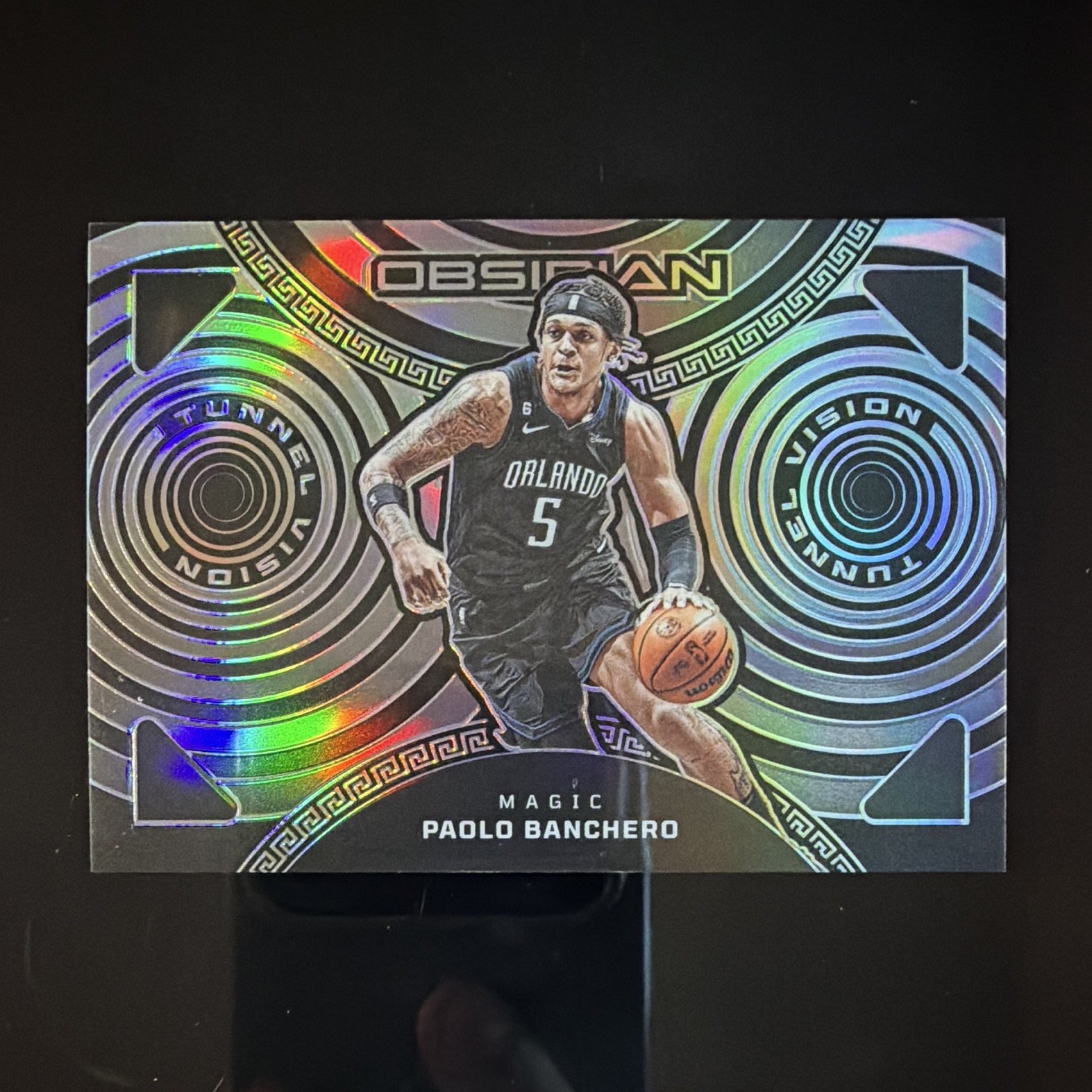 Panini 2022-23 Obsidian Tunnel Vision Paolo Banchero Magic #19 RC /99