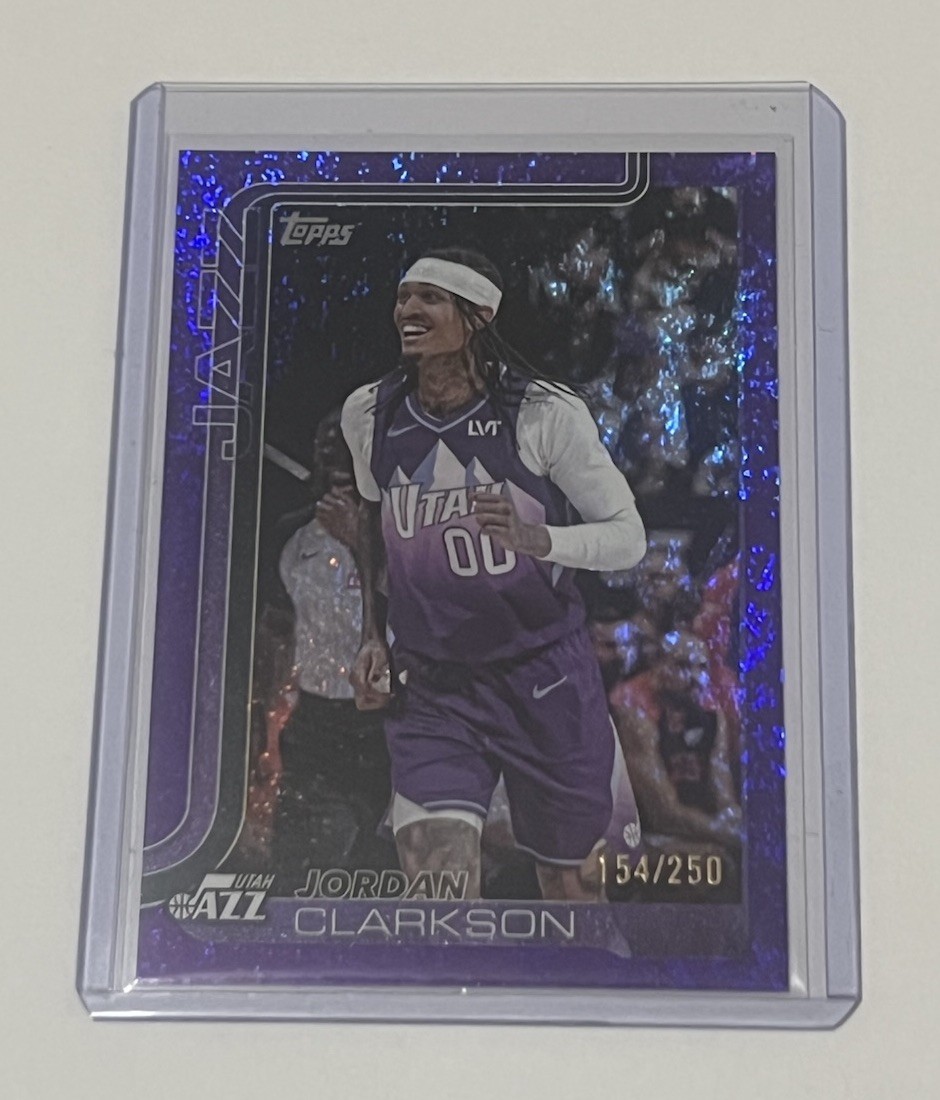 2025-26 Topps – Jordan Clarkson #132 Purple Rainbow /250