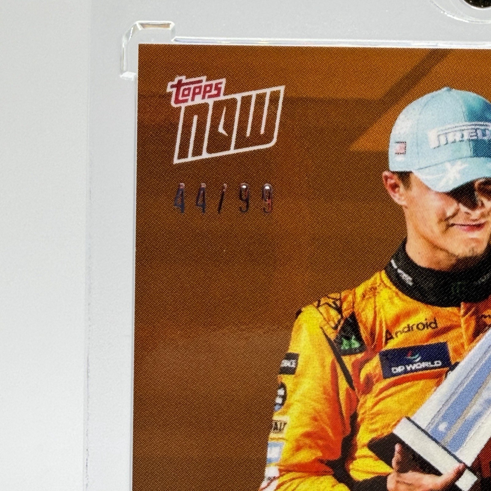 2024 Topps Now F1 Lando Norris Orange /99 #12 First Victory Miami McLaren