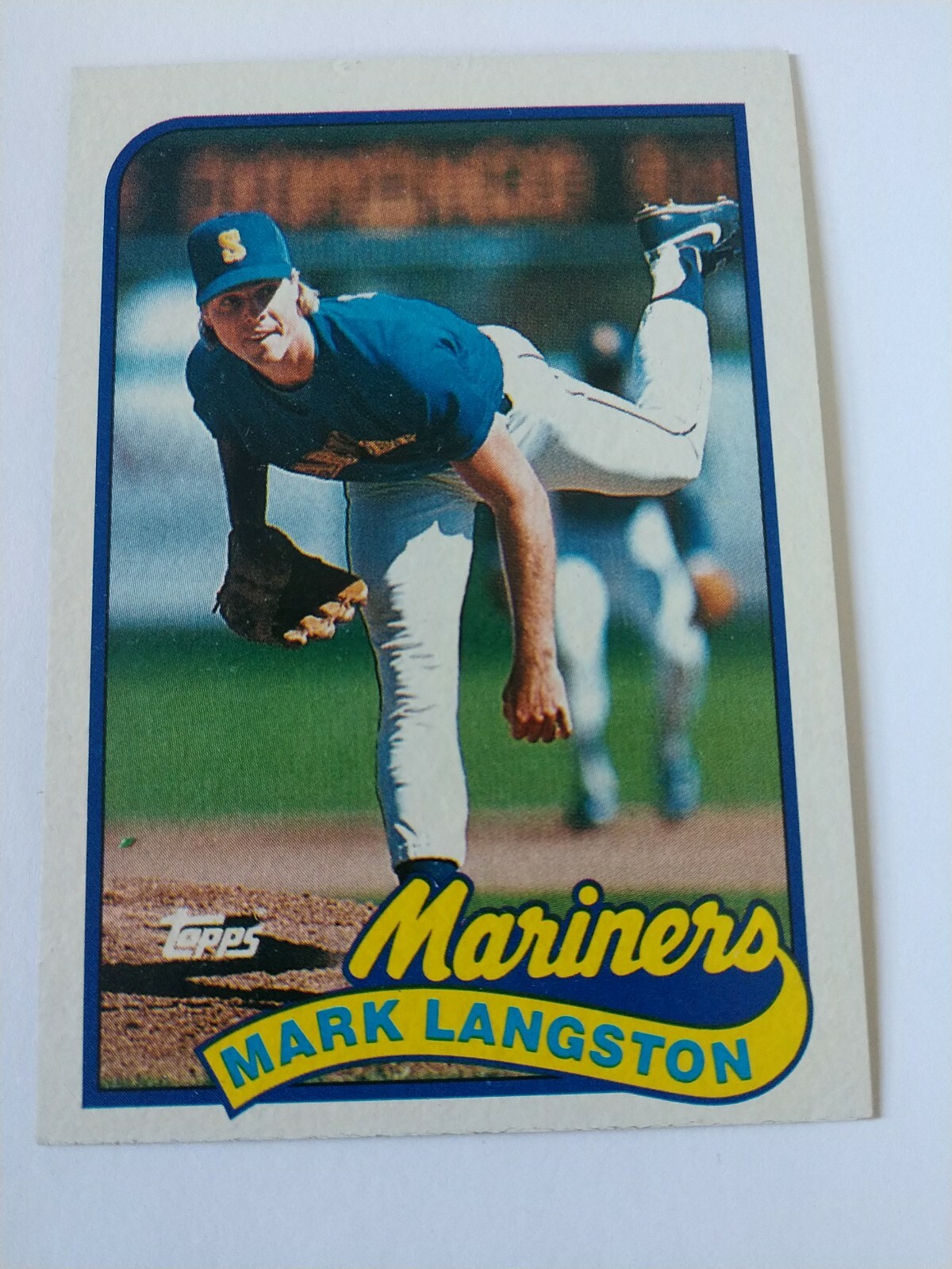 Mark Langston Seattle Mariners 1989 Topps Baseball Card 355