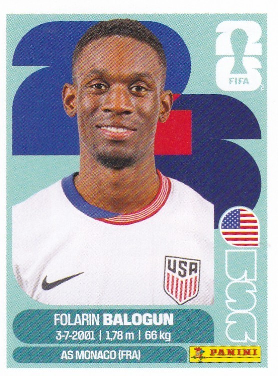 2026 Panini FIFA World Cup Sticker TEAM USA PICK YOUR PLAYER-FINISH YOUR SET