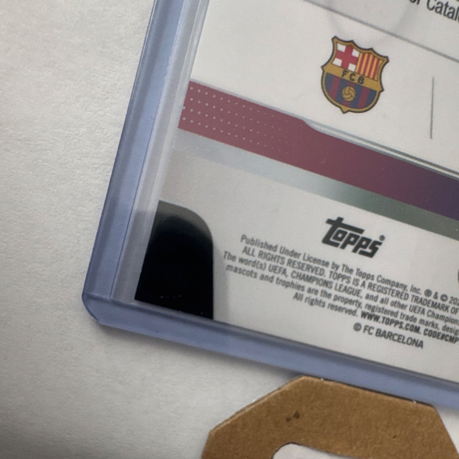 Topps 2025-26 UEFA Club Competitions Dro FC Barcelona #111 RC /250