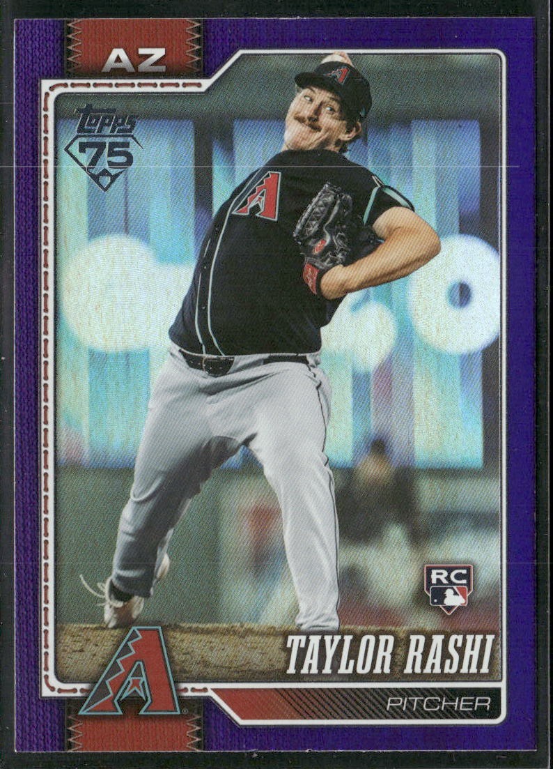 2026 Topps Series 2 – Taylor Rashi #615 Purple Rainbow /250 (RC)