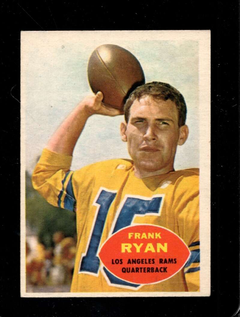 1960 TOPPS #62 FRANK RYAN EX (RC) LA RAMS *X56065