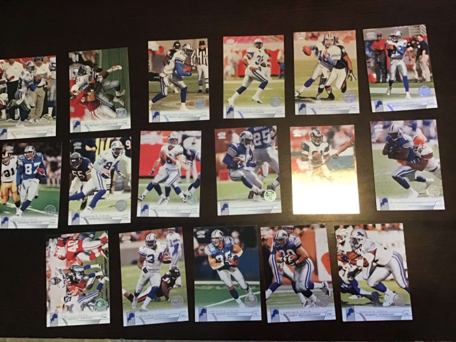 2002 – Pacific LTD Football Serial #ed /24 /71 Detroit Lions you choose