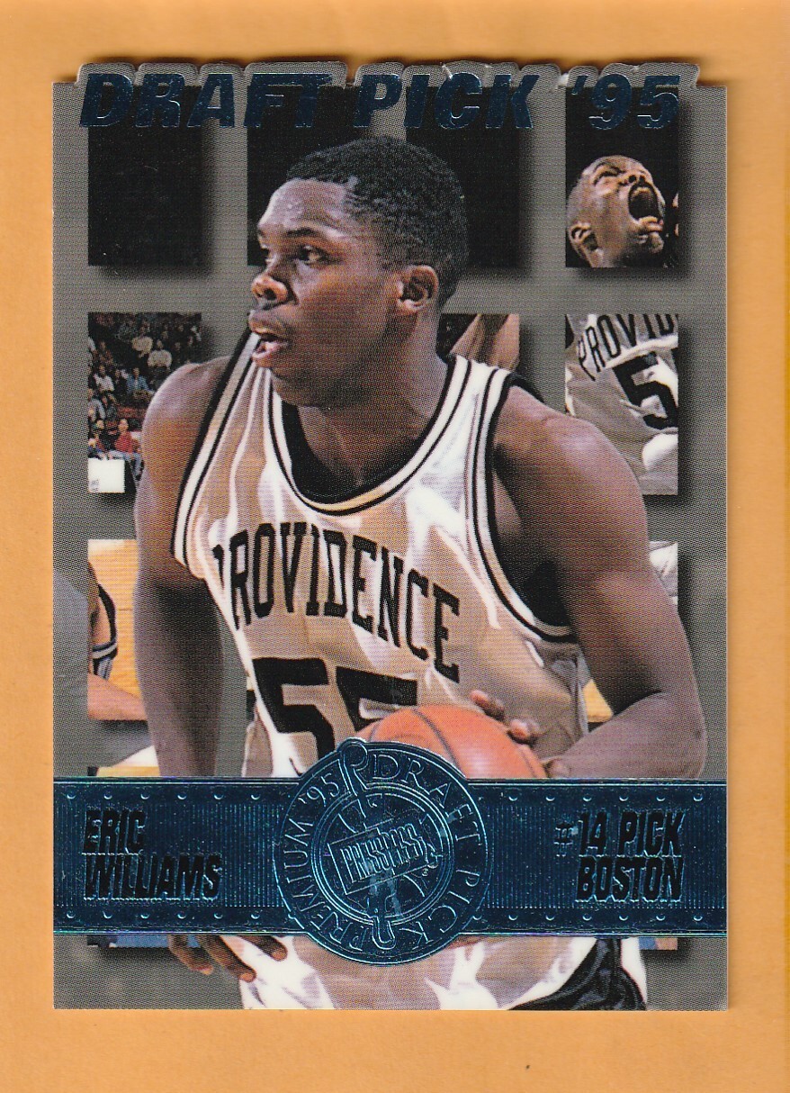 Eric Williams Providence Friars 1995 Press Pass Die Cuts Blue #14 Newark NJ