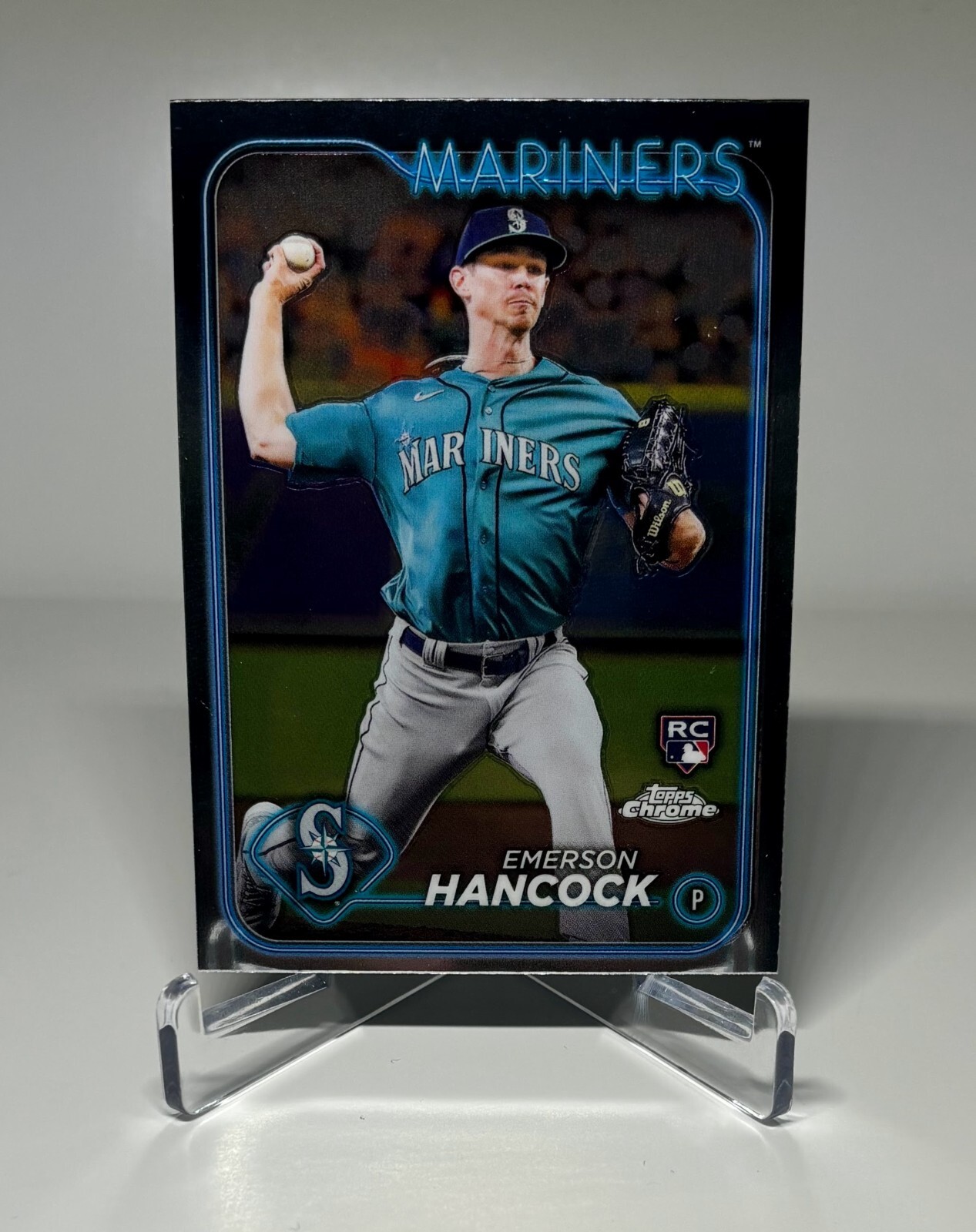 2024 Topps Chrome EMERSON HANCOCK Rookie Card Seattle Mariners (RC)