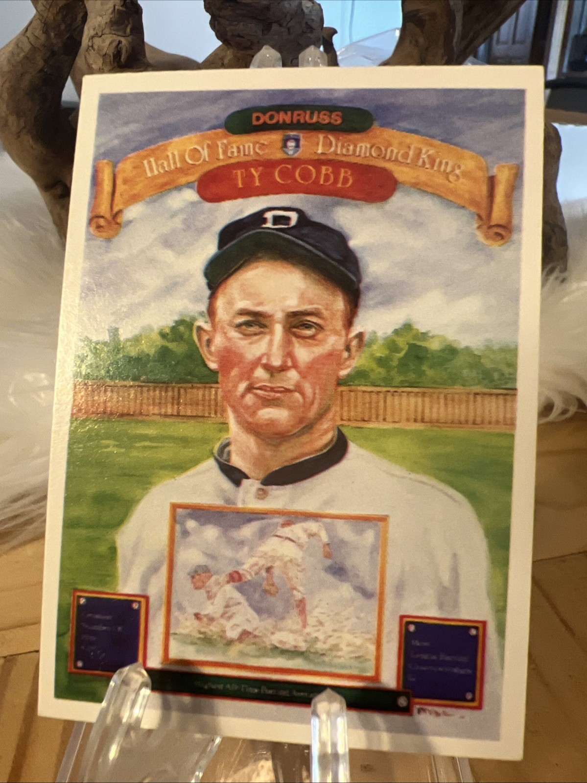 1982 Donruss Ty Cobb #653 Hall Of Fame Diamond King Detroit Tigers MLB Baseball
