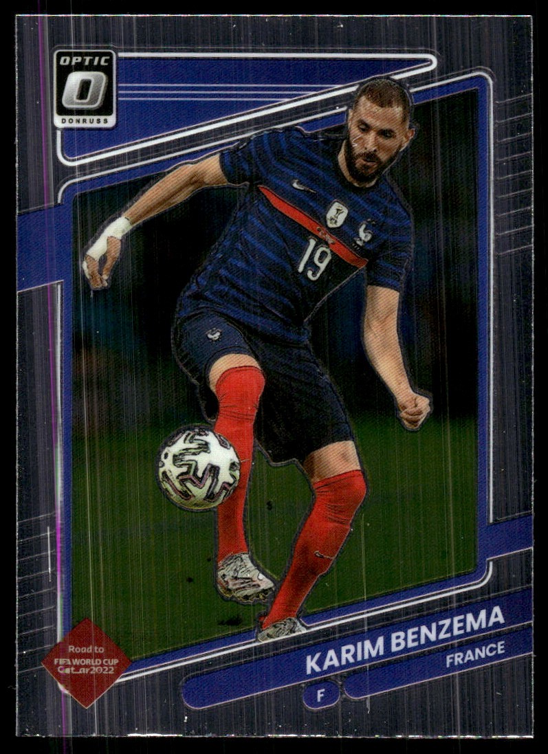 Karim Benzema 2021-22 Donruss #64 France AutographDen