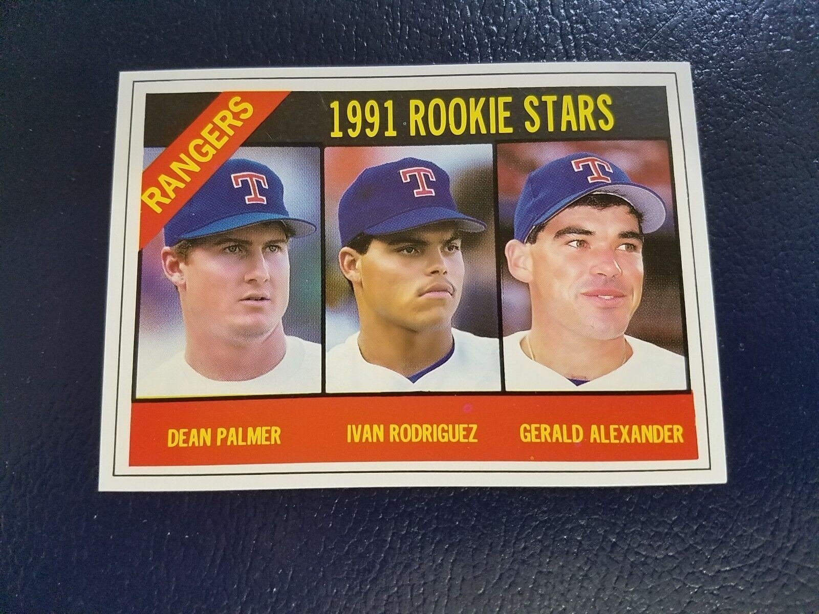 Dean Palmer Ivan Rodriguez Gerald Alexander Baseball Cards Magazine Extra Border