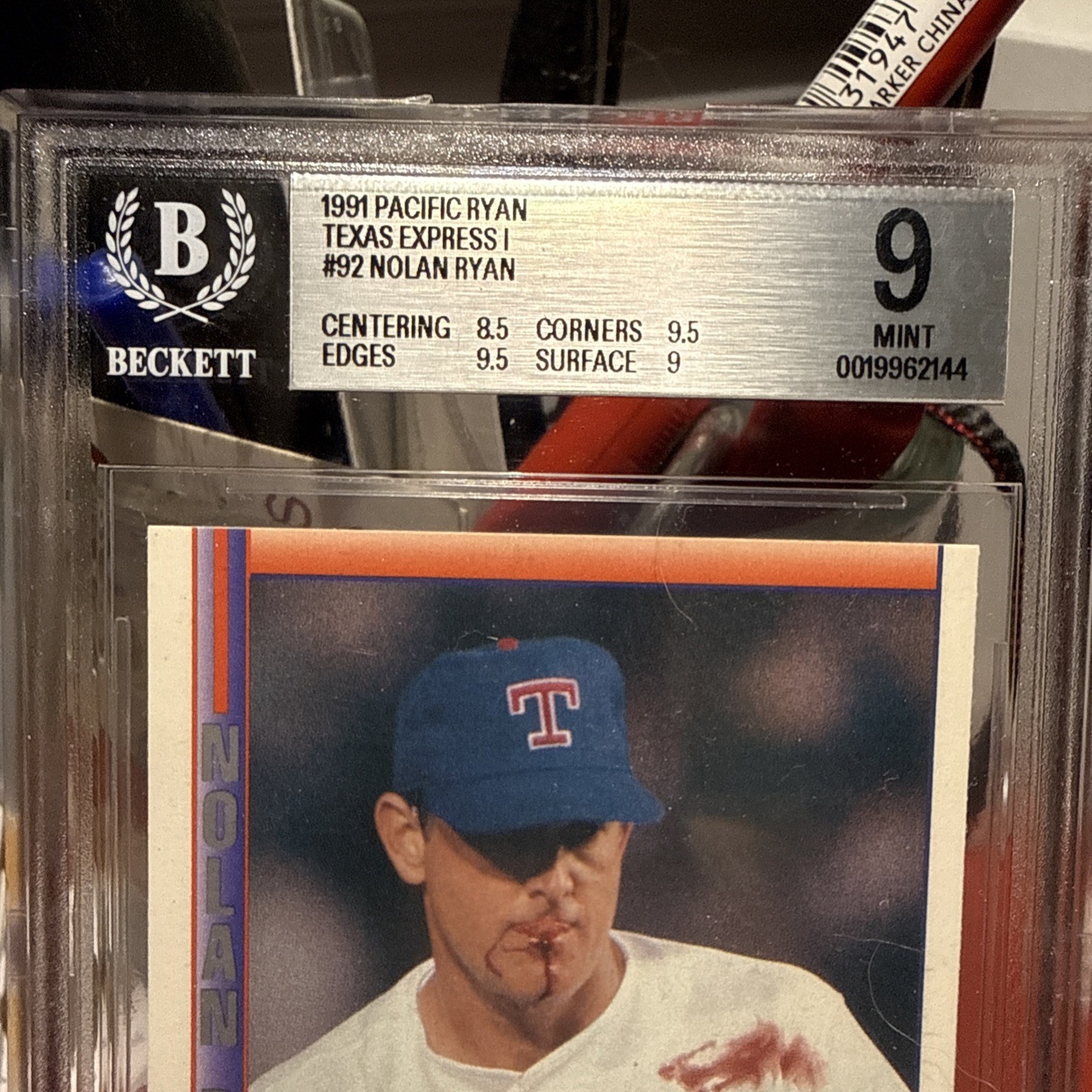 1991 Pacific Nolan Ryan Texas Express – Nolan Ryan #92