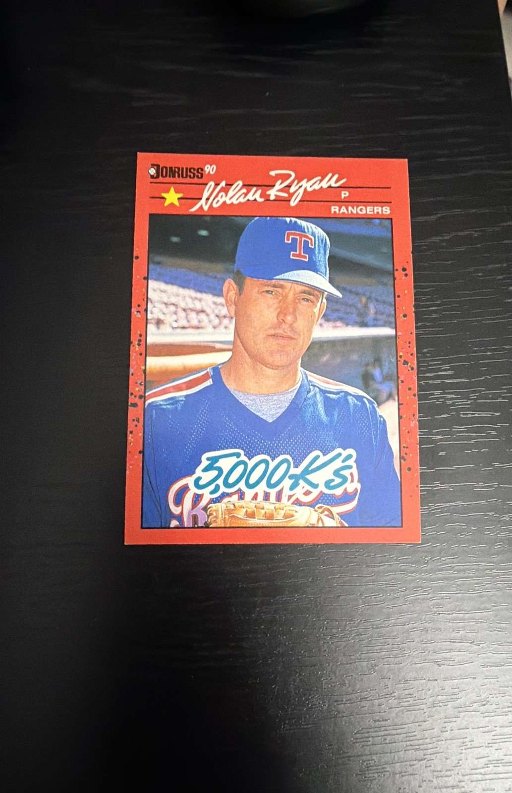 1990 Donruss – Nolan Ryan #659 5000 K’s on Front and Back