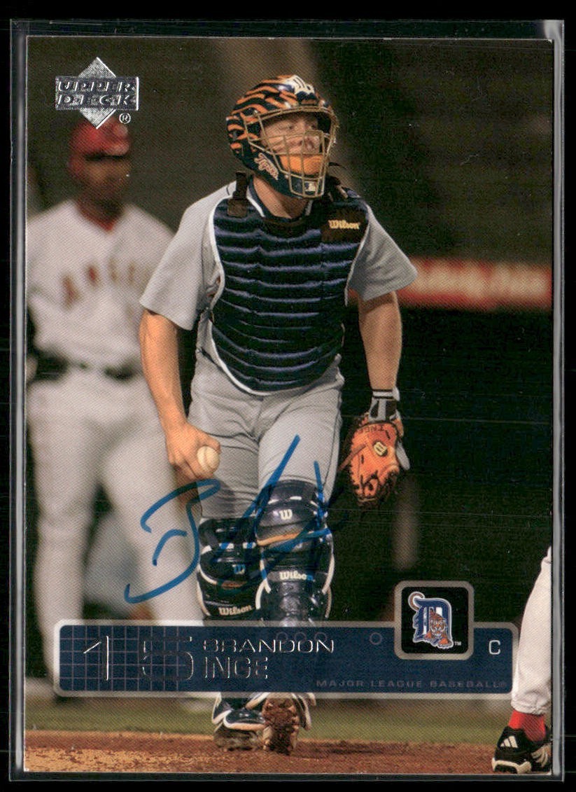 Brandon Inge 2003 Upper Deck #107 Signed IP Auto