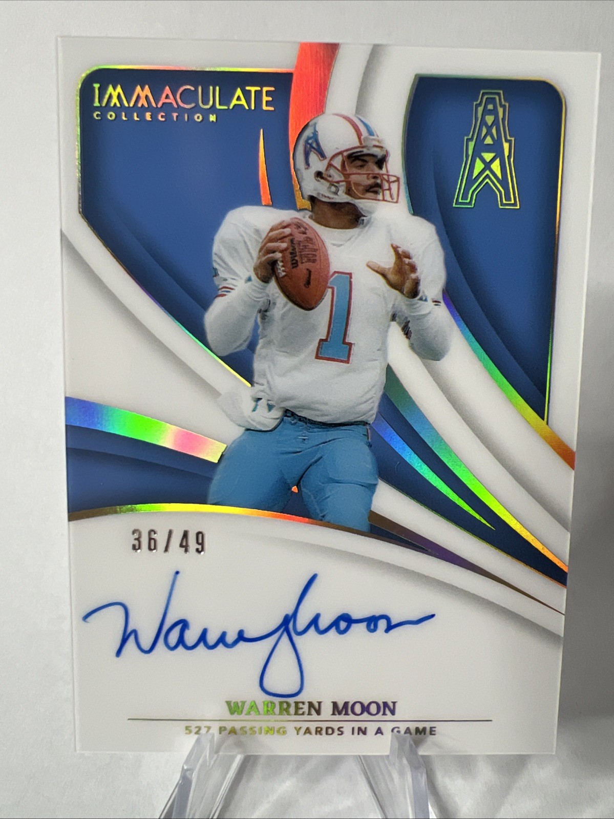 2024 Panini Immaculate Collection – Immaculate Records Warren Moon #IR-WMN…