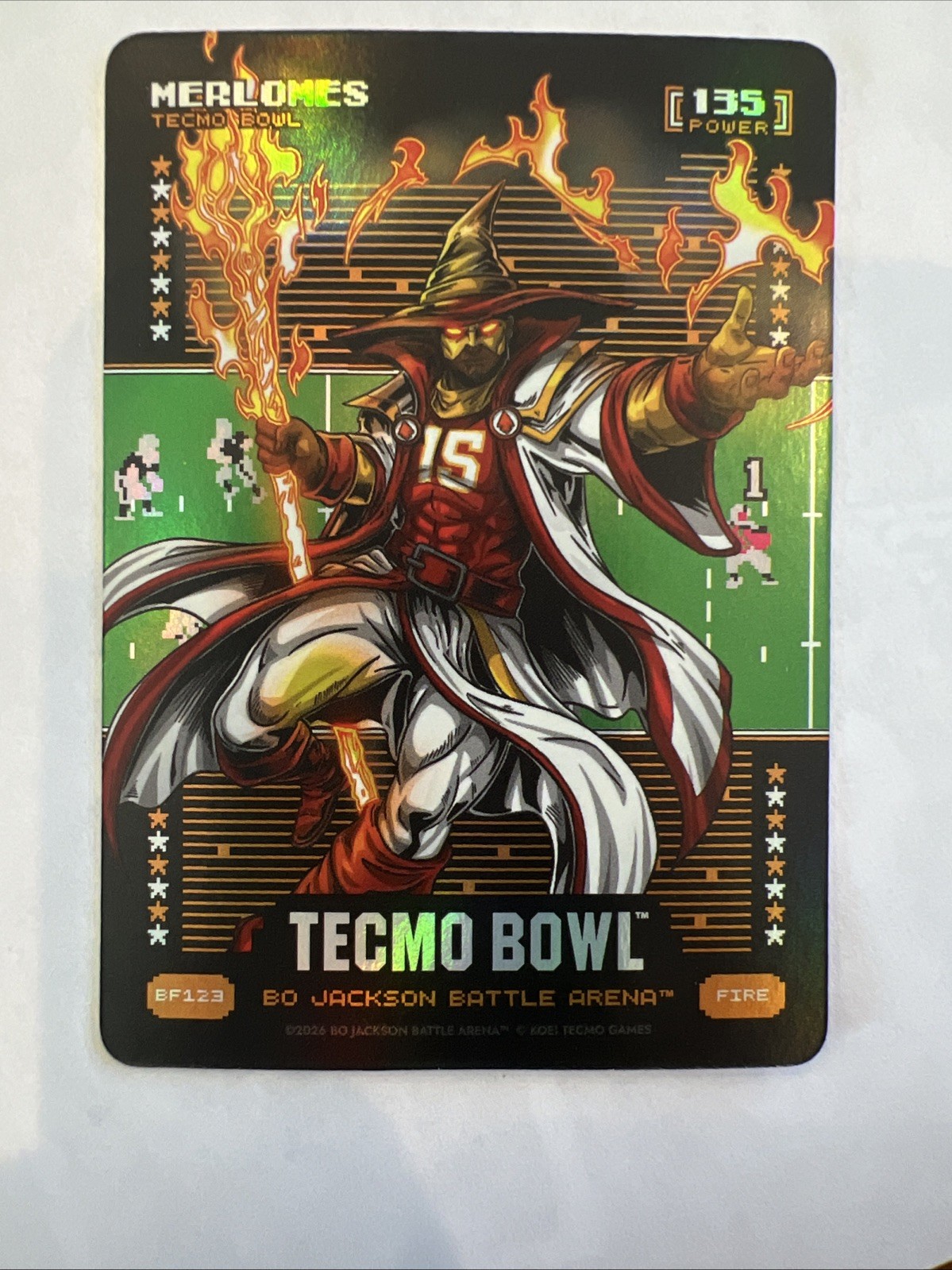 2026 Bo Jackson Battle Arena “Merlomes” PATRICK MAHOMES #BF123 BattleFoil FIRE