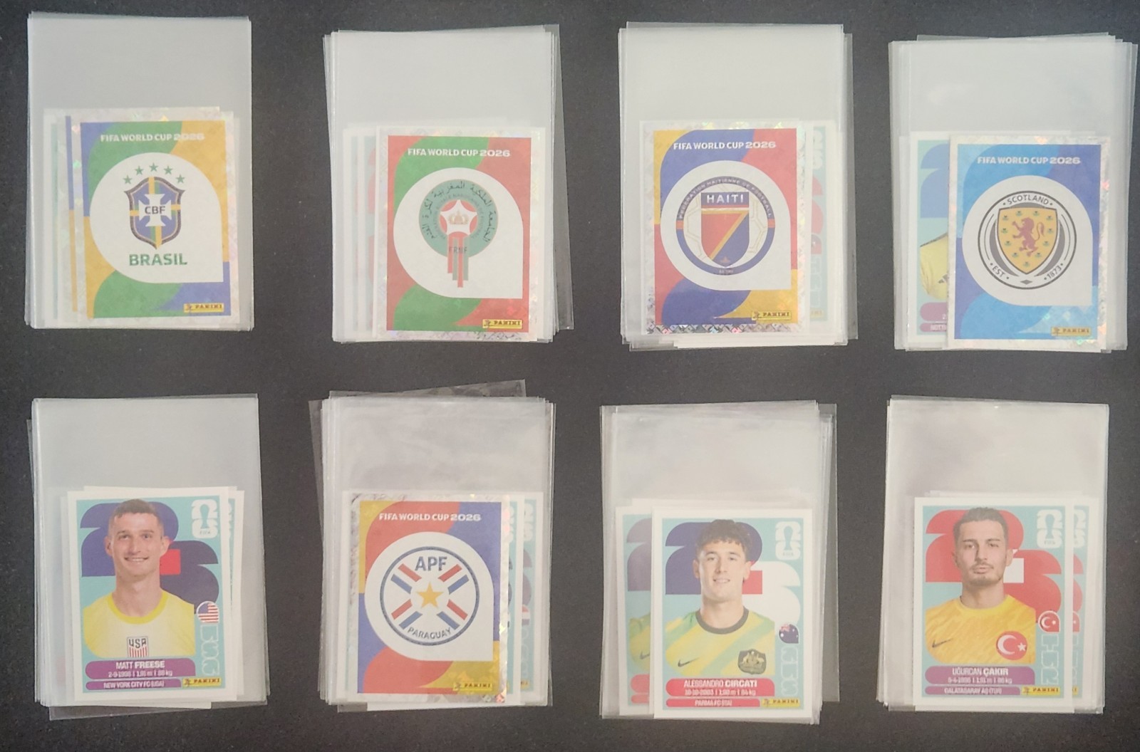 2026 Panini FIFA World Cup Stickers Group C – Group D – Fill Your Set – You Pick