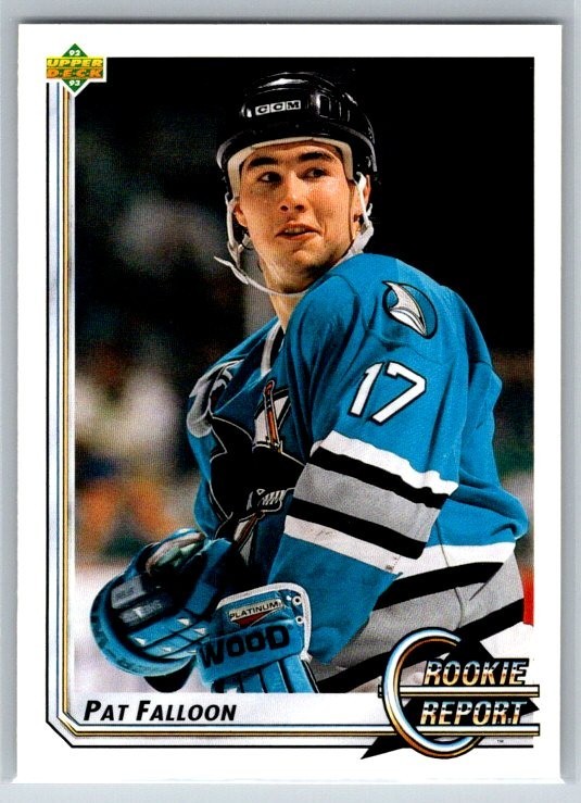 1992-93 Upper Deck Rookie Report #355 Pat Falloon San Jose Sharks