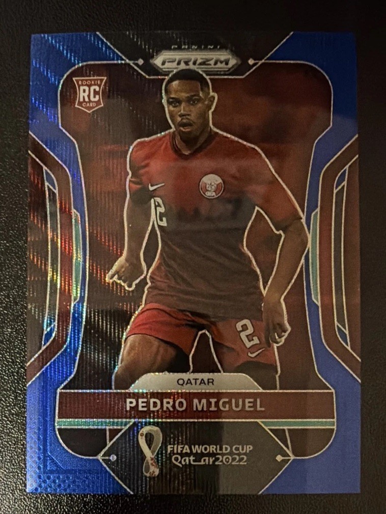 2022 Panini Prizm World Cup Qatar – Pedro Miguel #189 Blue Wave Prizm /199